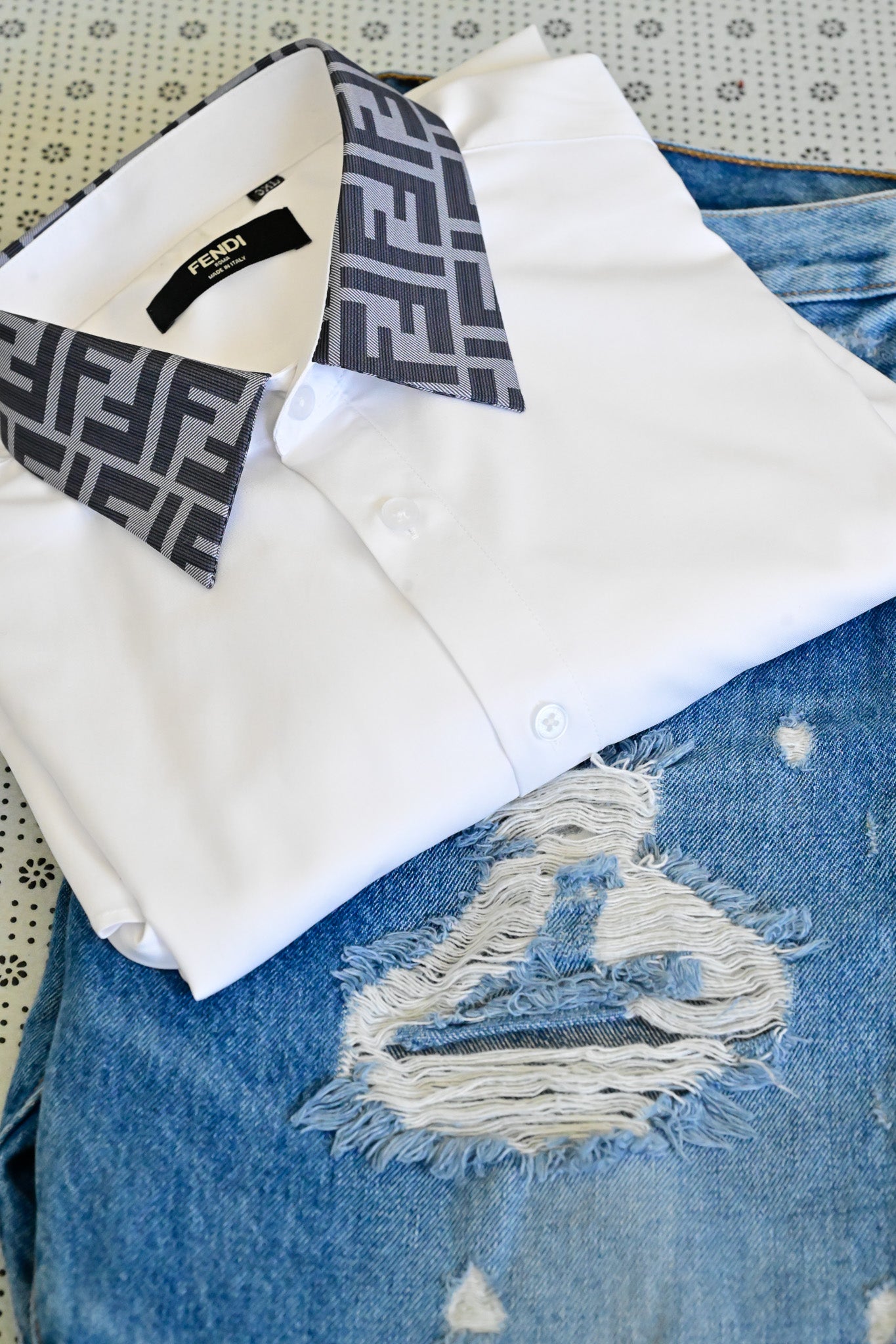 Fendi White Oxford Shirt