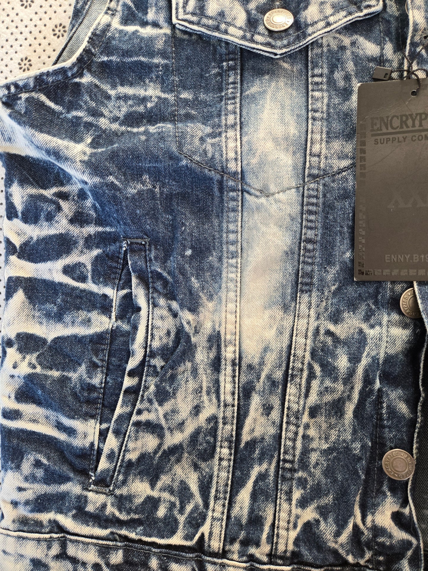 Sleeveless Denim Jacket